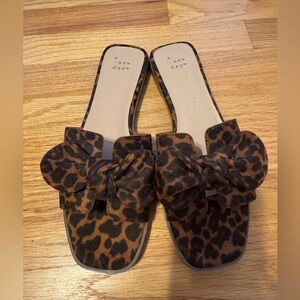A New Day Leopard Print Sandals